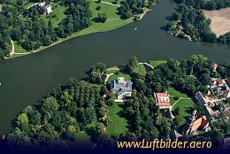 Aerial photo Wörlitz Castle