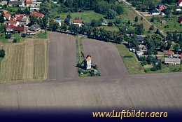 Aerial photo Mill near Saalow