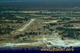 Aerial photo Khwai Airstrip