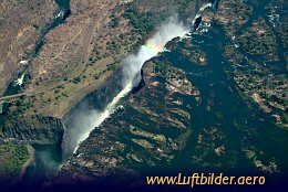 Aerial photo Victoria Falls