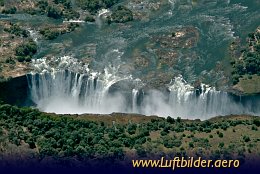 Aerial photo Victoria Falls