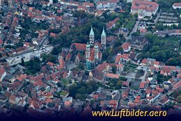 Aerial photo Naumburger Dom 