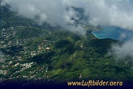 Aerial photo Beau Vallon Bay