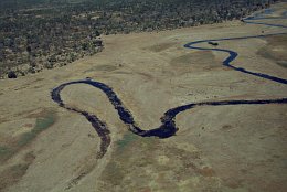 Aerial photo Where the river ends...