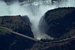 Aerial photo Victoria Falls